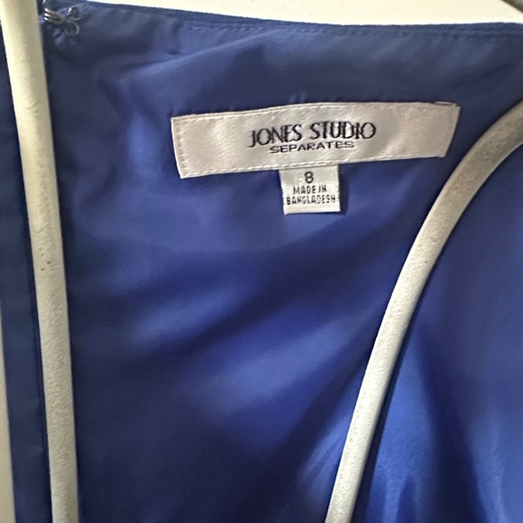 Jones Studio Royal Blue Mini Dress - Picture 2 of 5